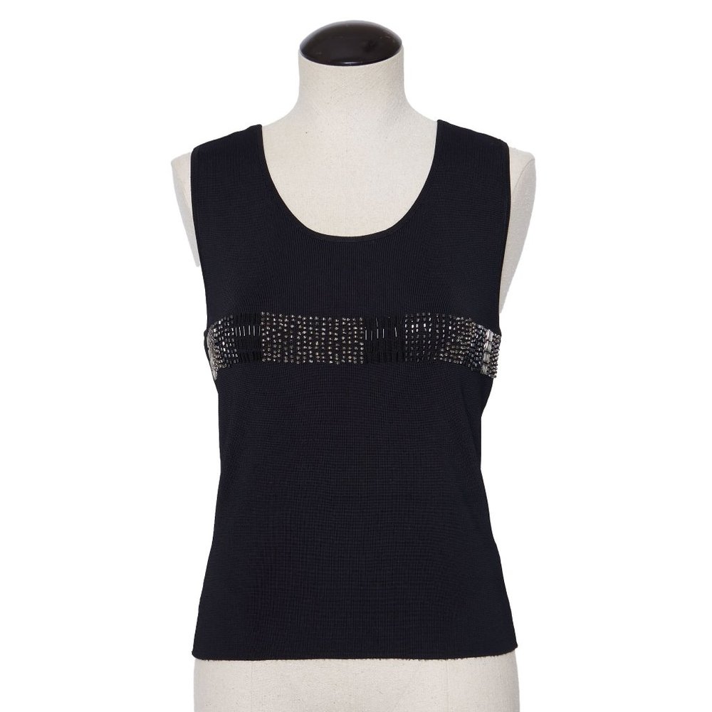 Jamie Sadock Sleeveless Beaded Top - S